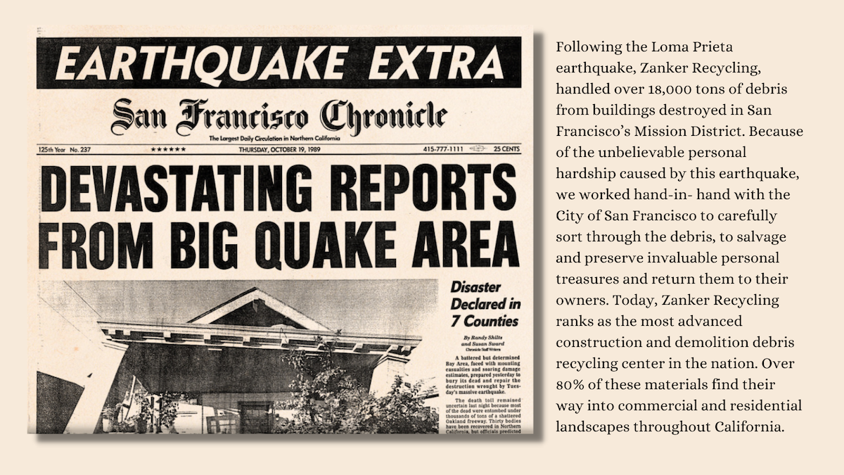 Zanker Earthquake