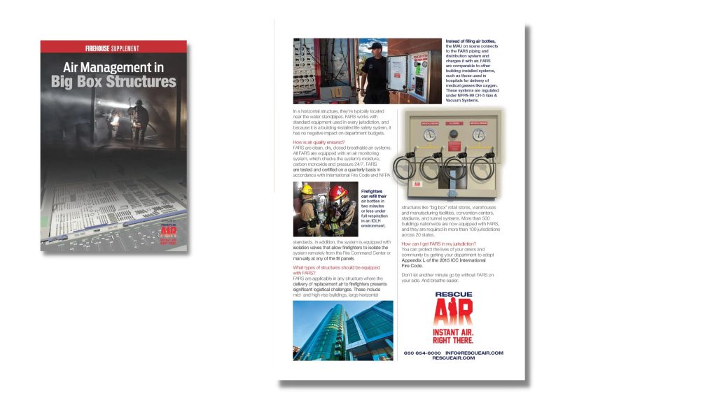 We developed advertorial content for Firehouse magazine.